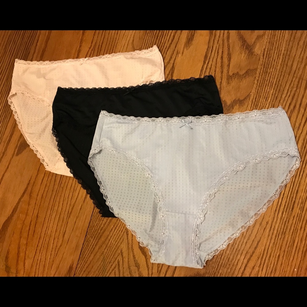 Karen Neuburger 3pc Microfiber Brief with Lace